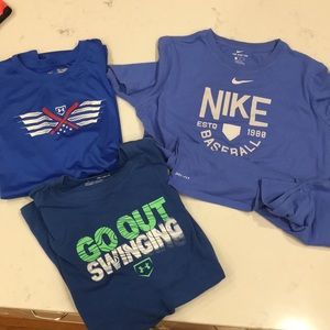 3 Boy’s baseball themed t-shirts